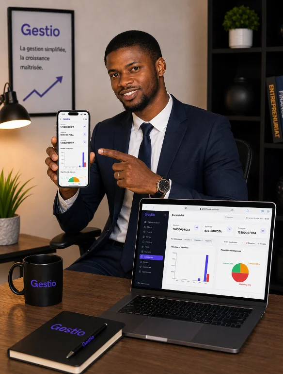 Entrepreneur utilisant Gestio